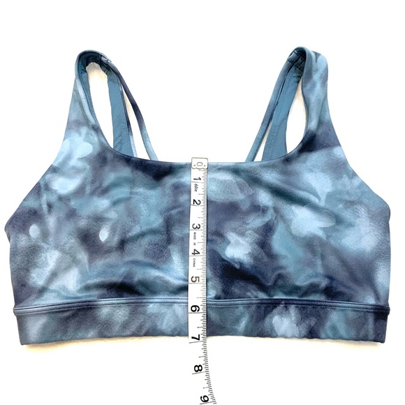 Athleta Exhale Sports Bra - Serene Riviera Blue - Picture 4 of 10